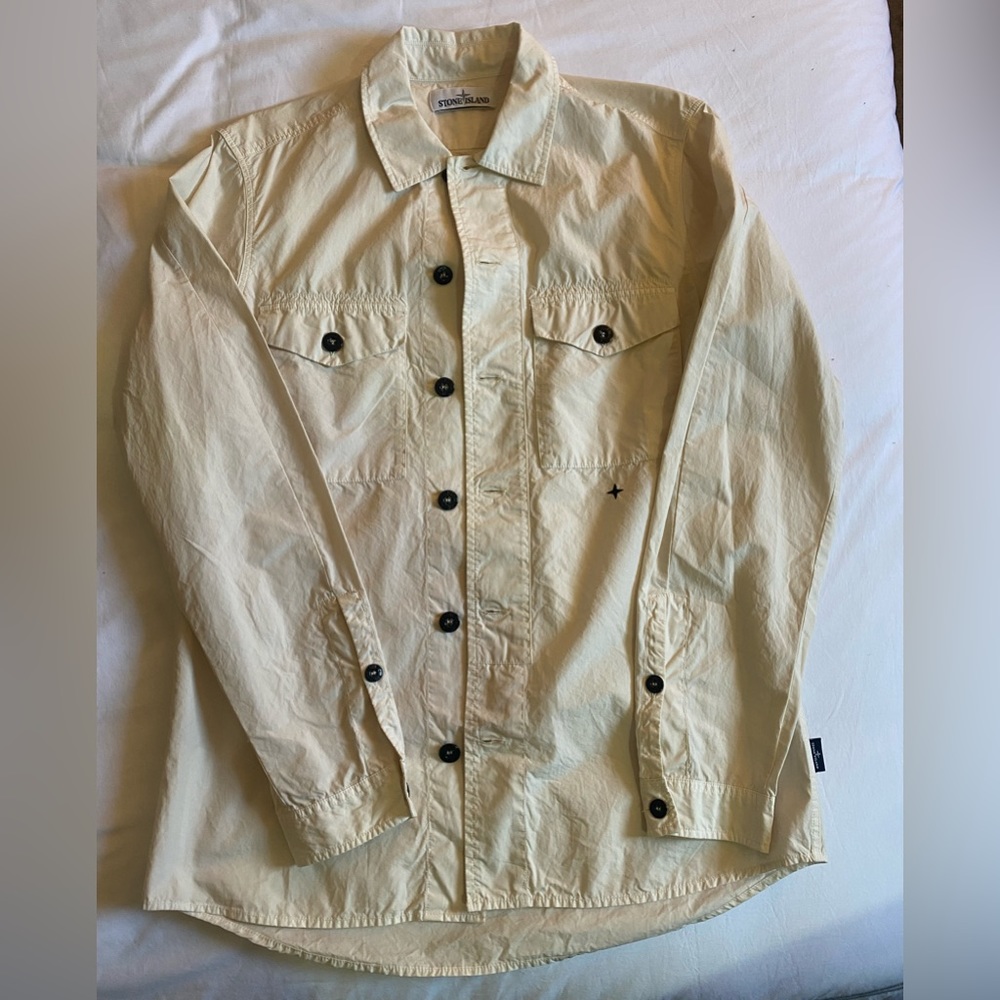 Stone Island button up shirt.